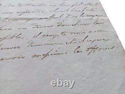 Marine Admiral Sidney Smith Rival De Nelson Lettre Autographe Signee 1795