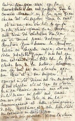 Marquis de SADE Lettre autographe signée à son épouse. Prison de Vincennes 1783