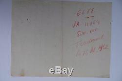 Maurice Chevalier Lettre Autographe Signee A Un Auteur 1952