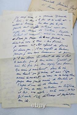 Maurice DRUON lettre autographes signée