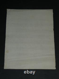 Michel Chamillart LETTRE autographe SIGNÉE, Pontchartrain, 3 pages, 1693