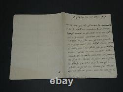 Michel de Chamillart Lettre autographe signée 1698