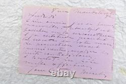 Mme CATULLE-MENDES lettres autographes manuscrites & signées