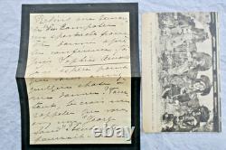 Mme CATULLE-MENDES lettres autographes manuscrites & signées