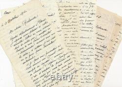 Musique Eugène BIGOT (1888-1965) compositeur 8 lettres autographes signées