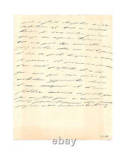 NAPOLEON Caroline BONAPARTE / Lettre autographe signée / Bataille de Lützen