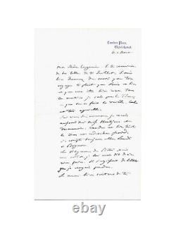 NAPOLÉON III / Lettre autographe signée / Tendresse pour Eugénie et leur fils
