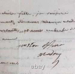 NAPOLÉON Ier. Letizia BONAPARTE Rare lettre signée de Madame Mère (1813)