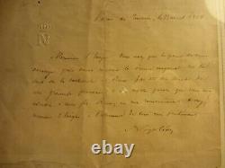 Napoléon III Lettre autographe signée de Napoléon III 1868