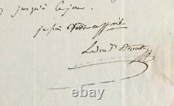 Napoléon Ier Joseph Fouché Duché Lettre autographe signée ALS
