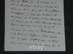 Napoléon Jérôme Bonaparte Lettre autographe signée à sa sour Mathilde, 1875