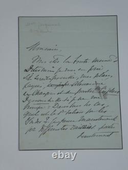 Nélie Jacquemart Peintre Ensemble de 8 lettres autographes signées