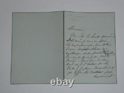 Nélie Jacquemart Peintre Ensemble de 8 lettres autographes signées