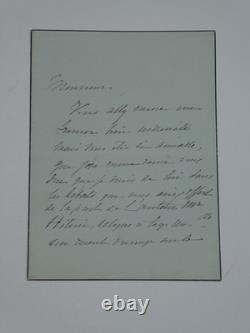 Nélie Jacquemart Peintre Ensemble de 8 lettres autographes signées
