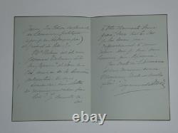Nélie Jacquemart Peintre Ensemble de 8 lettres autographes signées