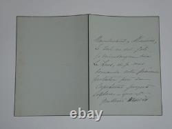 Nélie Jacquemart Peintre Ensemble de 8 lettres autographes signées
