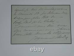 Nélie Jacquemart Peintre Ensemble de 8 lettres autographes signées