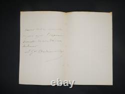 Nicolas OUDINOT (1791-1863) Lettre autographe signée Empire