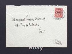 Octave MIRBEAU Lettre autographe signée Election Jules Renard Goncourt 1907