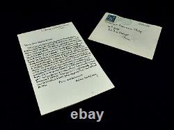 Octave Mirbeau Lettre autographe signée sur le livre de la Vie! 1890