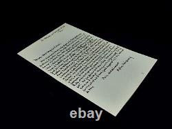 Octave Mirbeau Lettre autographe signée sur le livre de la Vie! 1890