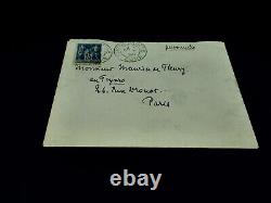 Octave Mirbeau Lettre autographe signée sur le livre de la Vie! 1890