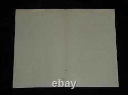 Octave Uzanne Lettre autographe signée nous n'en sortirons jamais