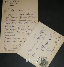 Othon FRIESZ Lettre autographe signée à Louis Soullié 1904