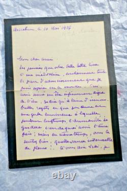 PAUL HERVIEU lettres & cartes autographes manuscrites & signées