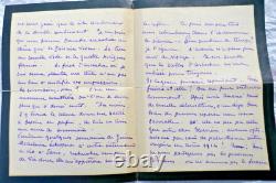 PAUL HERVIEU lettres & cartes autographes manuscrites & signées