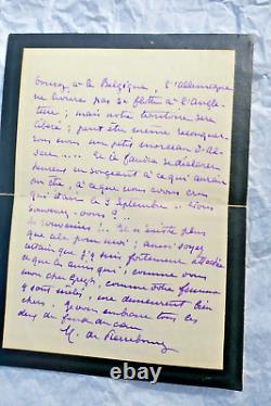 PAUL HERVIEU lettres & cartes autographes manuscrites & signées