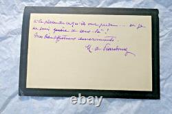 PAUL HERVIEU lettres & cartes autographes manuscrites & signées