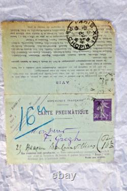 PAUL HERVIEU lettres & cartes autographes manuscrites & signées