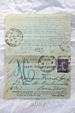 PAUL HERVIEU lettres & cartes autographes manuscrites & signées