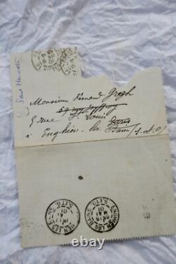 PAUL HERVIEU lettres & cartes autographes manuscrites & signées