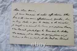 PAUL HERVIEU lettres & cartes autographes manuscrites & signées