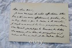 PAUL HERVIEU lettres & cartes autographes manuscrites & signées