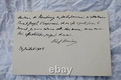 PAUL HERVIEU lettres & cartes autographes manuscrites & signées