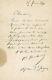 Paul Verlaine / Lettre Autographe Signee 15 Fevrier 1894