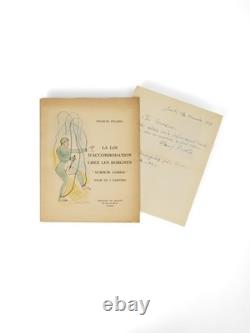 PICABIA La Loi d'accomodation chez les borgnes EO avec lettre autographe signée