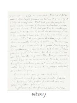 Paul CLAUDEL / Lettre autographe signée / Satan / Juifs / Croix / Jésus / Bible