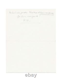 Paul CLAUDEL / Lettre autographe signée / Satan / Juifs / Croix / Jésus / Bible