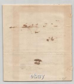 Paul Gavarni Lettre autographe signée concernant Masques et Visages 1850