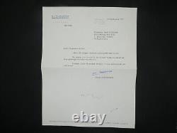 Paul Morand Lettre autographe signée Automobile Club Manuscrit