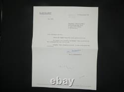 Paul Morand Lettre autographe signée Automobile Club Manuscrit