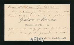 Peintre Gustave Moreau lettre autographe signée Elie Delaunay Henri Laborde