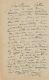Peintre Jules Breton Lettre Autographe Signé Relecture épreuve Ouvrage Lemerre