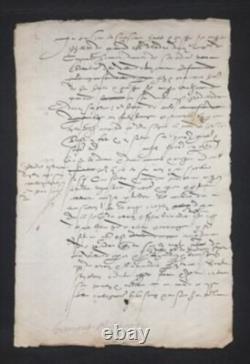 Philibert de GRAMONT Lettre signée Gouverneur de Bayonne