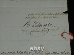 Pierre Didot-Lettre autographe signée P l'aîné à Mr le général Dupont 1838
