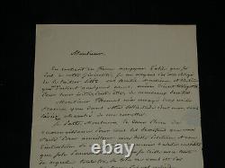 Pierre-François Audry de Puyravault Lettre autographe signée à J. Laffitte 1840